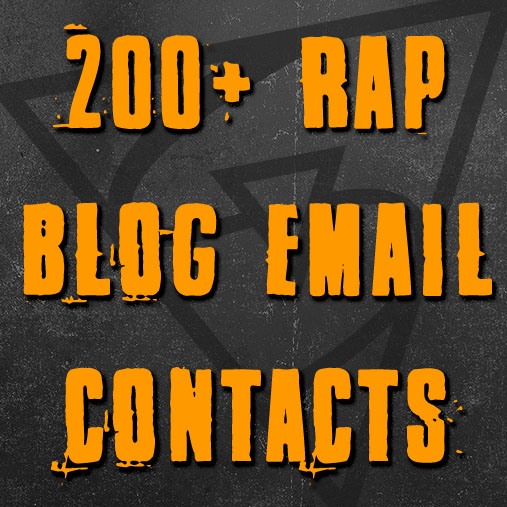 200 rap blog email contacts