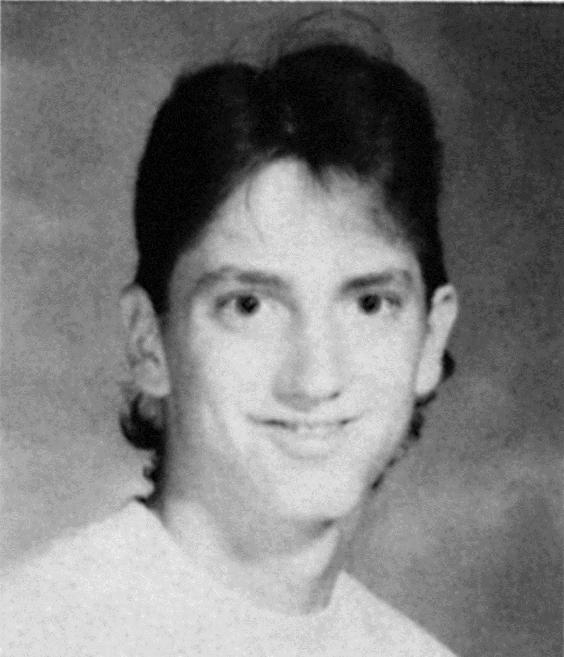 Eminem (Marshall Mathers) Freshman Year 1989 Lincoln High School, Warren, MI Credit: Seth Poppel/Yearbook Library