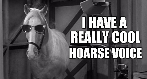 getting a hoarse voice