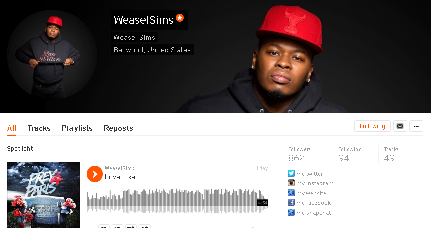 Weasel Sims Soundcloud