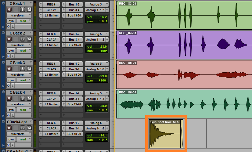 sound effects in protools