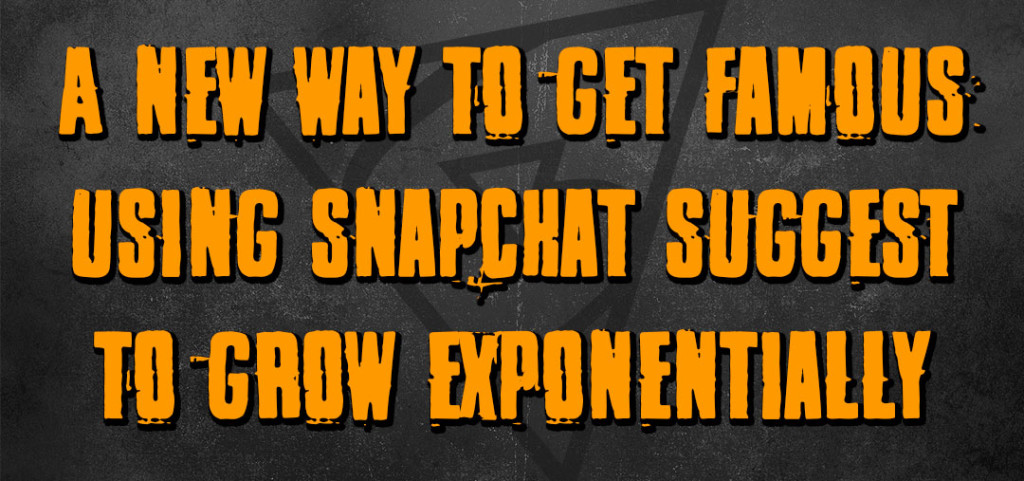how to use snapchat suggest