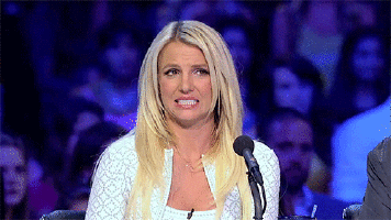 britney spears funny face gif