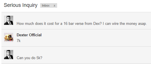 famous dex verse price