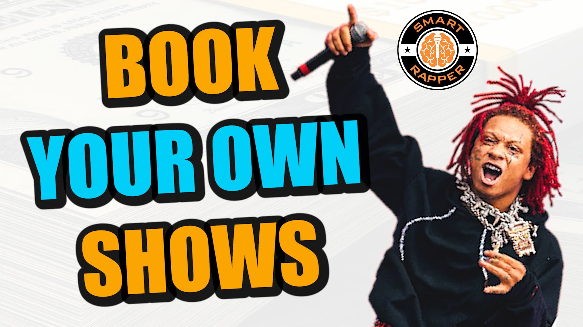 get booked for shows